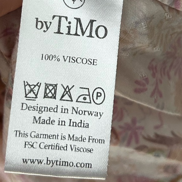 ByTimo Floral Babydoll Mini Dress Small Feather Print - Picture 5 of 7